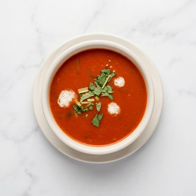 Tomato & Cilantro Soup.