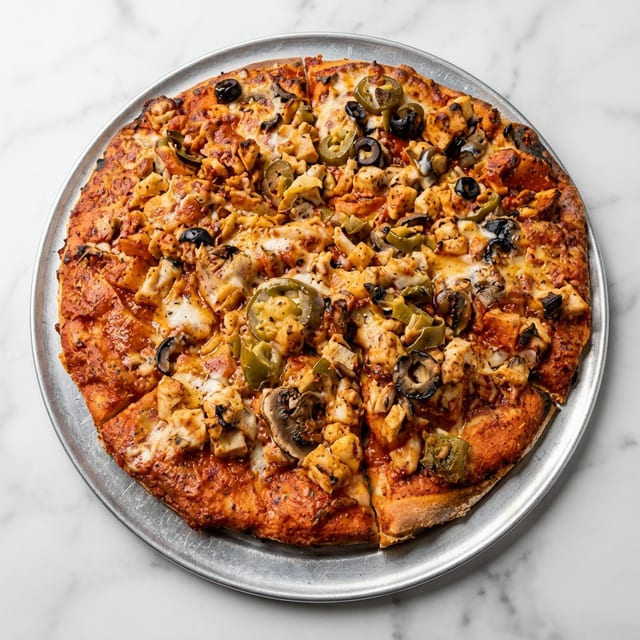 Butter Chicken Pizza.