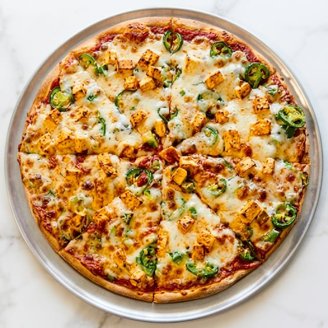 Paneer Tikka Pizza.