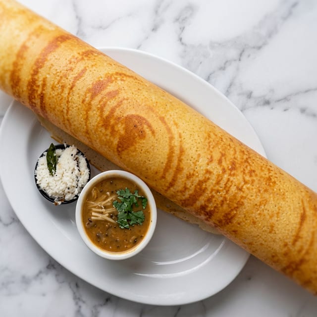 Onion Chili Masala Dosa.